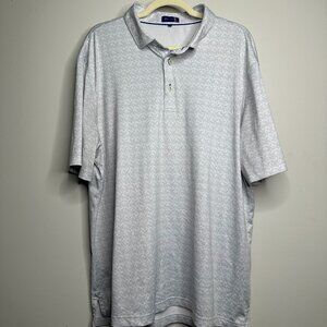 Stitch Golf Polo Grey Patterned Polo Men's XL